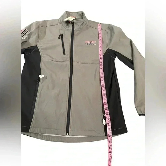 GMC Sierra HD Soft Shell Gray/Black Jacket Men’s size Medium GM Official New - Picture 13 of 15